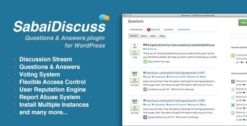 Sabai Discuss - Q&A forum plugin for WordPress 1.4.17