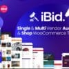 iBid Multi Vendor Auctions WooCommerce Theme