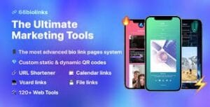 66biolinks - Bio Links, URL Shortener, QR Codes & Web Tools (SAAS) 51.0.1