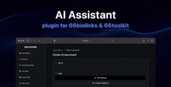 AI - Writing Assistant, Image Generator, Speech to Text - 66biolinks plugin 7.0.0