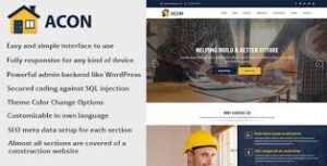 Acon - Architecture and Construction Website CMS 1.9