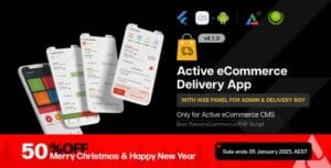 Active eCommerce Delivery Boy Flutter App 4.1.0