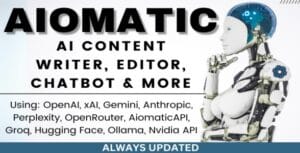 Aimogen Pro - All-in-One AI Content Writer, Editor, ChatBot & Automation Toolkit 6.9