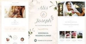 Alis – Wedding Planner WordPress Theme 14.1