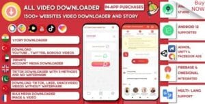 All Video Downloader & StorySaver | 1800+ Websites Twitter, Instagram, Likee, Tiktok,FB 9.9.3