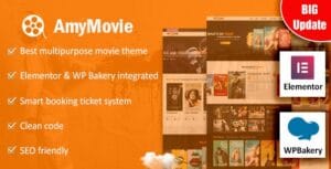 AmyMovie - Film and Cinema WordPress Theme 4.2.0