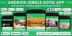 Android Single Hotel Application with Rooms, Gallery, Map & Booking System 6.0