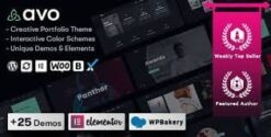 Avo - Creative Portfolio & Agency WordPress Theme 1.2.5