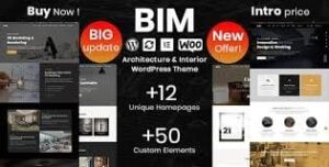 BIM - Architecture & Interior Design Elementor WordPress Theme 1.3.7