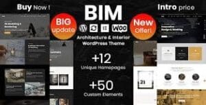 BIM - Architecture & Interior Design Elementor WordPress Theme 1.3.7