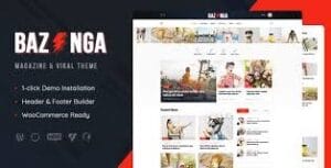Bazinga | Viral Blog WordPress Theme 1.1.8