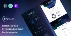 Bigtech - ICO & Crypto Landing WordPress Theme 1.1