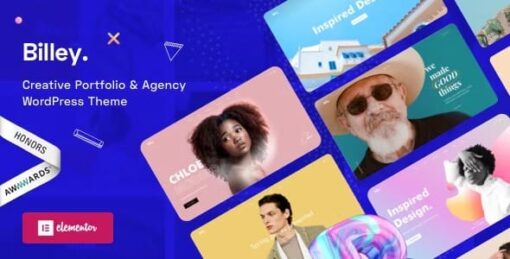 Billey - Creative Portfolio & Agency Elementor WordPress Theme 1.8.8