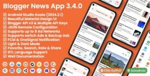 Blogger News App - Blogger API v3.4.0