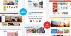 BosMarket - Flexible Multivendor Elementor WooCommerce WordPress Theme (12 Indexes + Mobile Layouts) 2.0.18