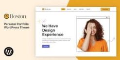 Boston - Personal Portfolio WordPress Theme 2.0