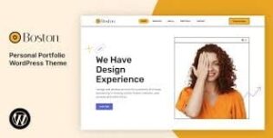 Boston - Personal Portfolio WordPress Theme 2.0