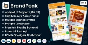 BrandPeak: Festival Poster Maker, Business Post, Political Post Maker App 1.9.6