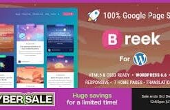 Breek - Minimal Lightweight Masonry AMP Theme for WordPress 4.1.0