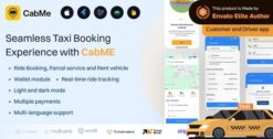 CabME - Flutter Complete Taxi app | Taxi Booking Solution 5.1