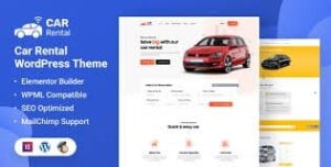 Car Rental WordPress Theme Landing Page 4.2