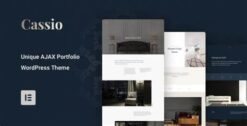 Cassio – AJAX Portfolio WordPress Theme 3.4.1