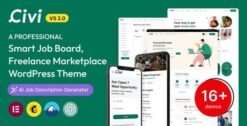 Civi - Job Board & Freelance Marketplace WordPress Theme 2.1.0