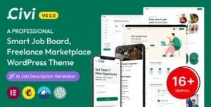 Civi - Job Board & Freelance Marketplace WordPress Theme 2.1.0