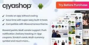 CiyaShop Native Android Application based on WooCommerce 5.16