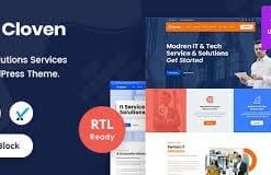 Cloven - IT Solutions Services Company WordPress Theme + RTL 2.0