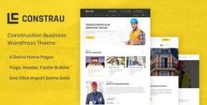 Constrau - Construction Business WordPress Theme 1.2.9