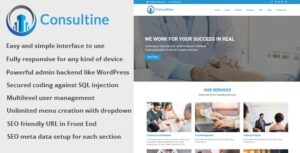 Consultine - Consulting, Business and Finance Website CMS 1.9