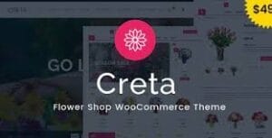 Creta – Flower Shop WooCommerce WordPress Theme 5.8