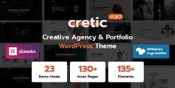 Cretic - Creative Agency WordPress Theme 1.8.4