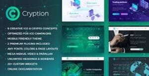 Cryption - ICO, Cryptocurrency & Blockchain WordPress Theme 1.0.6.5