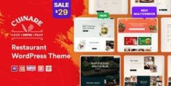 Cuinare - Multivendor Restaurant WordPress Theme 1.0.7