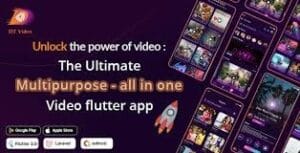 DTVideo: The Ultimate Multipurpose All-in-One Video Flutter App ( Android + ios ) Admin panel 3.0.1