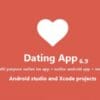 Dating App web version iOS and Android apps
