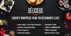 Delicieux | Creative Restaurant WordPress Theme 1.3.5