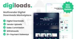 Digiloads - Multivendor Digital Downloads Marketplace 1.0.1