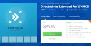 DirectAdmin Extended For WHMCS – ModulesGarden 3.9.1