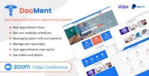 DocMent - SaaS Based Multi Doctor Appointment System 3.1