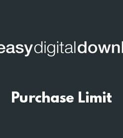 Easy Digital Downloads Purchase Limit 1.2.21