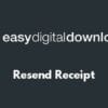 Easy Digital Downloads Resend Receipt