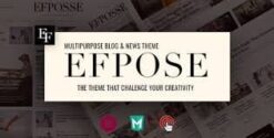 Efpose – Multipurpose Blog and Newspaper Theme 2.1.2