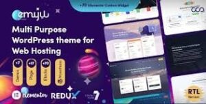 Emyui - Multipurpose Web Hosting WordPress Theme 2.6