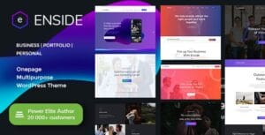 Enside - Multipurpose Onepage Landing Page WordPress Theme 1.5