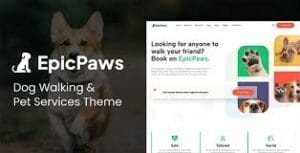 EpicPaws – Dog Walking & Pet Services Theme 1.3