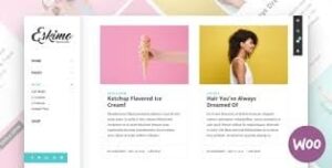Eskimo - Minimal Personal WordPress Blog & Shop Theme 1.8.4