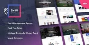 Event Management WordPress Theme for Booking Tickets - EM4U 1.7.5